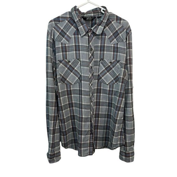 Salt Valley Western Western Pearl Snap Shirt - Picture 1 of 8